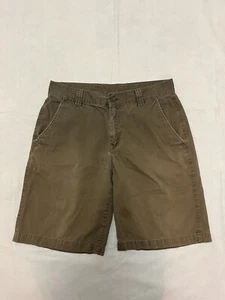 Vintage Y2K The North Face Faded Olive Flat Front Shorts Mens Sz 34 Logo Outdoor - Picture 1 of 11