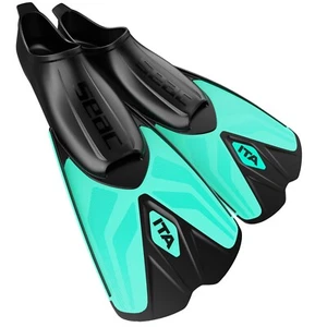 Seac ITA Light and Powerful Short Swimming Fins - Tiffany - 36/37 - Picture 1 of 10