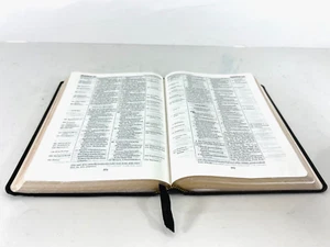 Kirkbride Thompson Chain Reference Bible NASB Genuine Leather Black | 1993 RARE! - Imagen 1 de 10