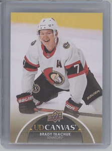 Hockey de cubierta superior 2021-22 | Brady Tkachuk (inserto de lona) #C59 - Ottawa Senators - Imagen 1 de 2