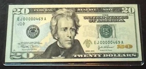 2004 Stempelglanz 20 $. Schein - # 00000469 - Kansas City - neuwertig - Bild 1 von 2