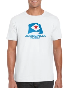 Jugolinija | Rijeka | Yugoslavia | Compañía de envío de línea | Retro | Camiseta - Imagen 1 de 6