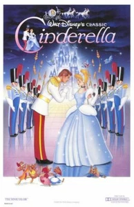 CINDERELLA WALT DISNEY'S Original Movie Poster 27x41 Rolled Disney Princess - Picture 1 of 1