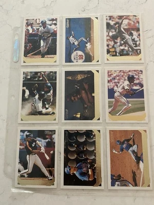 1993 Topps Pre-Production Uncut Sample with Matching Gold Cards - Image 1 of 4
