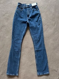 Abercrombie & Fitch Jeans Women The Slim Straight ultra High Rise Size 25 NWT - Picture 1 of 11