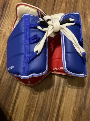 Size 2 Small Tusah Taekwondo TKD Reversible Chest Guard WTF Approved Unisex - Image 1 of 4