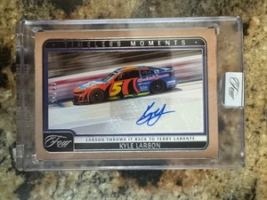 2025 Panini Turn Four Timeless Moments Kyle Larson Auto /25 - Picture 1 of 2