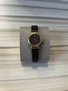 Maurice Lacroix Women’s Swiss‑Made Gold‑Tone Quartz Watch – Brown Dial & Genuine - Picture 1 of 6