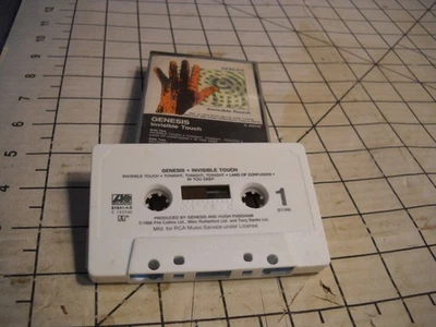 Genesis "Invisible Touch" Cassette Tape Atlantic Records 1986 Phil Collins - Image 1 of 4