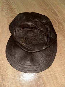 Borsalino Vintage Retro Echt Leder Modern Mode Trendy Mütze Cap Made in Italy - Bild 1 von 4