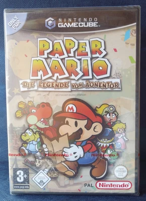 GameCube: Paper Mario - Legende vom Äonentor, deutsch, NEU / OVP / 'red sealed' - Bild 1 von 3
