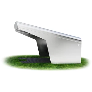 Metal Garage for robotic lawn mowers – protection from sun and rain-Durable - Imagen 1 de 10