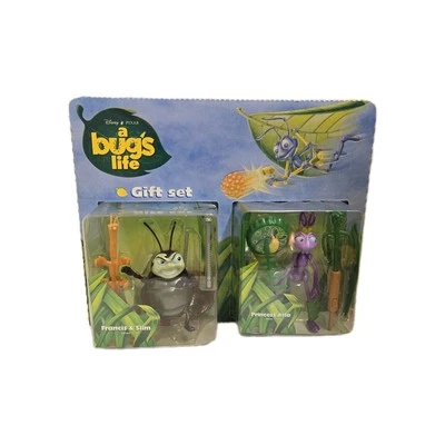 A Bug’s Life Francis Slim PRINCESS ATTA Gift Set Figures Pack 1998 Disney Pixar - Image 1 of 4