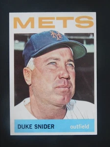 1964 Topps Baseball Card #155 Duke Snider (EX-MT/NM) - Picture 1 of 2