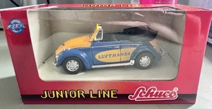 1/43 Schuco Junior Line VW Beetle Convertible Lufhtansa, Rare Model in VGC - Picture 1 of 7