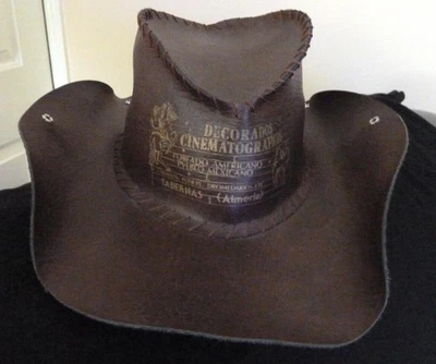 Vintage Childs Cowboy Hat From Fort Bravo Film Studios Almeria 1990s Collectible - Image 1 of 4