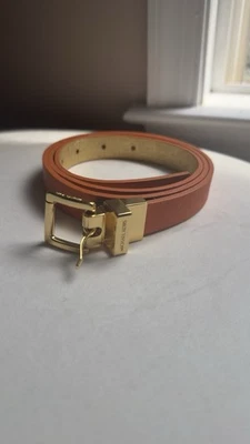 NWOT Michael Kors Orange And gold Belt L Women’s - Image 1 of 4