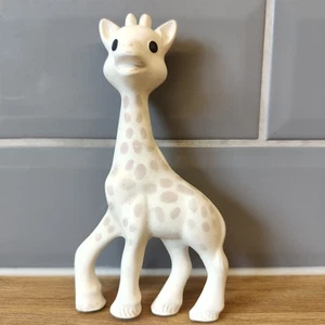 giocattolo vintage sophie la giraffa teether usato pezzo da collezione funzionante cigolante - Foto 1 di 4