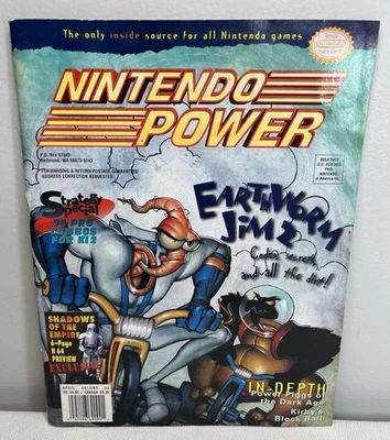 Nintendo Power Volume 83 April 1996 Earthworm Jim 2 Poster Included *READ* - Image 1 of 4