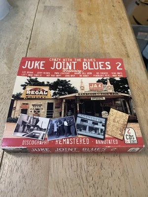 VARIOUS - Juke Joint Blues 2 : Crazy With The Blues - 2 CD Box Set EXC Foto 1 de 4