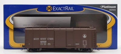 ExactRail EPS-90052-1 HO Scale Baltimore & Ohio M-53 Wagon Top Box Car #380019 - Image 1 of 4