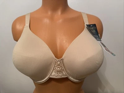 Nuevo con etiquetas Sujetador Camiseta Vanity Fair Espalda Suavizante Con Aros 76380 Beige Talla 42C Foto 1 de 4