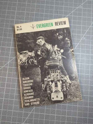 Evergreen Review Vol 1 (#4), Winter 1957, KEROUAC, GINSBERG, R Frank Cover, VG+ - Image 1 of 4