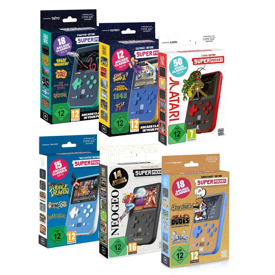 Blaze Atari Taito Capcom Technos Neo Geo Data East Super Pocket Handheld NEU&OVP - Bild 1 von 1