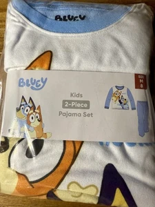 Bluey NWT Size 8 Boys Girls Pajamas Pajama Set - Picture 1 of 2