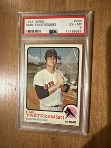 1973 Topps Carl Yastrzemski #245 PSA 6 Centered Beauty - Bild 1 von 1