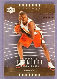 2004-05 Upper Deck Trilogy GLASS #124 Donta Smith RC #d - Picture 1 of 2