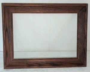 Wunderschöner antiker Vintage massiver mittlerer Eichenholzrahmen passt 14 x 10 in Kunsthandwerk - Bild 1 von 8