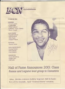 BOXING COLLECTORS NEWS ULTIMO "ZUCCHERO" RAMOS-HALL OF FAME #150 GENNAIO 2001 - Foto 1 di 2