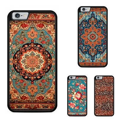 carpet design texture Persian Rubber Cover For Motorola 2024 Google OnePlus - Image 1 of 4