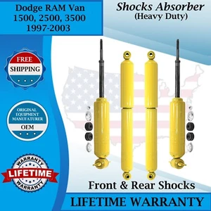 Monroe OEM Front & Rear Shock For 1997-2003 Dodge Ram 1500/ 2500/3500 Van HD - Picture 1 of 12