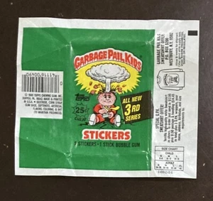Garbage Pail Kids 3rd Series Trading Card Wax Wrapper Topps 1985 - Picture 1 of 1
