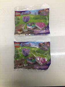 Lot 2 Lego 30411 FRIENDS Chocolate Box Flower Sealed Polybag Easter Basket 75pc