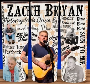 Zach Bryan Country Music Singer Something in Orange Cup Mug Tumbler - Picture 1 of 3