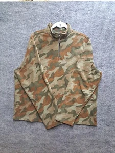 Star camouflage fleece 1/4 zip pullover top long sleeves Men’s Size XL Huntin - Picture 1 of 7