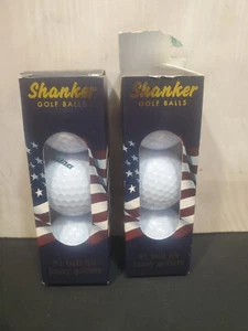 Pelotas de golf divertidas Shanker 2) 3 paquetes o 6 pelotas - Imagen 1 de 8