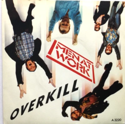 Men at work - overkill , excellent condition 7” vinyl - Image 1 of 4