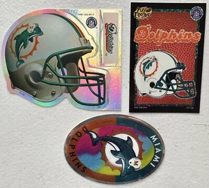 NFL “ Miami Dolphins” Sticker /decals. Set Of 3. - Picture 1 of 1