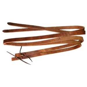 New 1" x 8' Herman Oak Leather Split Reins with Water Loops - Picture 1 of 2