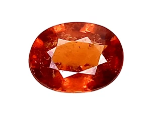 1.45CTS Red Orange natural Spessartite garnet oval cut loose gemstones - Picture 1 of 3