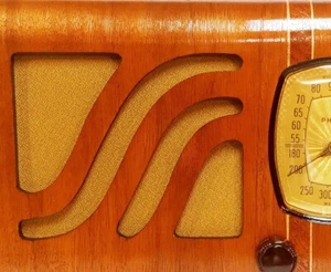 Vintage Gold Fabric for Speaker Grill Cloth - Old Radio & Amp Grille Restoration - Picture 1 of 2