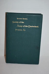 *Original* 1879 Eleventh Reunion of the Society of the Army of the Cumberland - Imagen 1 de 6