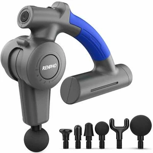 RENPHO Pistola Massaggiante con Braccio Regolabile Portatile Massaggiatore Corpo e Muscoli - Foto 1 di 7