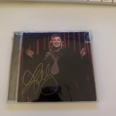 Kelly Clarkson When Christmas Comes Around CD NEW SIGNED Picture Card Gold Pen Foto 1 de 2