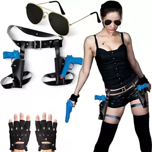 Lara Croft Tomb Raider Fancy Dress Accessories Adventurer Temple Runner Costume - Picture 1 of 7