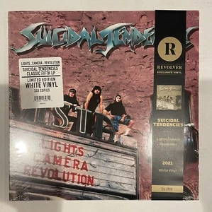 Suicidal Tendencies – Lights Camera Revolution 2021 White - Vinyl LP Sealed - Picture 1 of 2